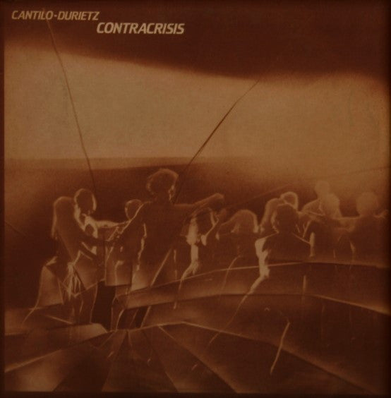 Sepia-toned CD cover with silhouetted figures and the title "Contracrisis.