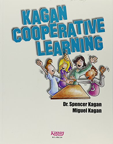 Book cover: "Kagan Cooperative Learning" with cartoon students at a desk.