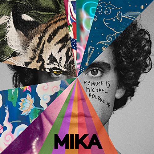 CD cover for MIKA’s “My Name Is Michael Holbrook,” featuring portraits and animals.