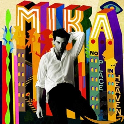 CD cover for MIKA’s “No Place In Heaven” with artist portrait.