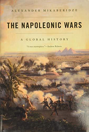 Book cover: “The Napoleonic Wars” with a battlefield scene and pyramids.