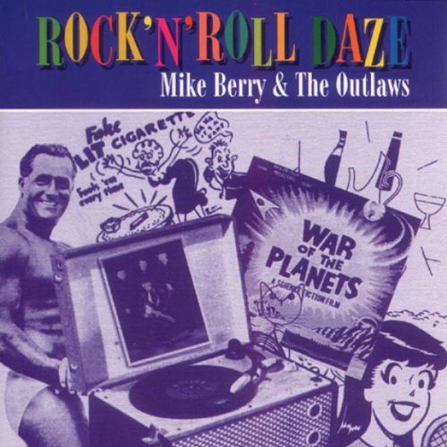 CD cover for "RockNRoll Daze" featuring retro imagery and cartoon illustrations.