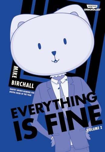 Book cover: a suited figure with a polar bear head, “Everything Is Fine Volume 2”.