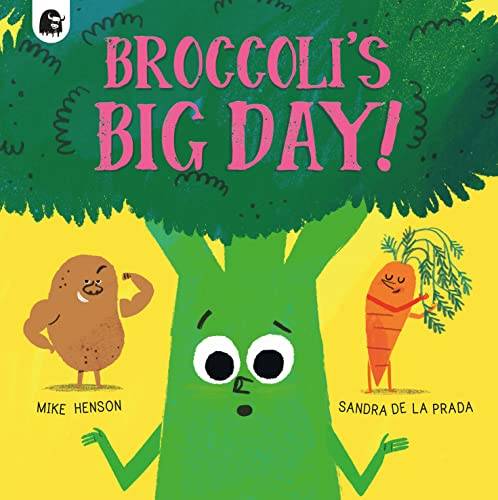 Book cover: anthropomorphic potato, carrot, and broccoli with big eyes.
