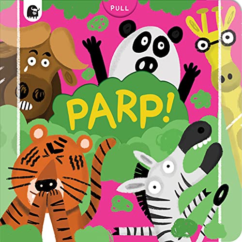 Children’s book cover with colorful animal illustrations and the word "PARP!".
