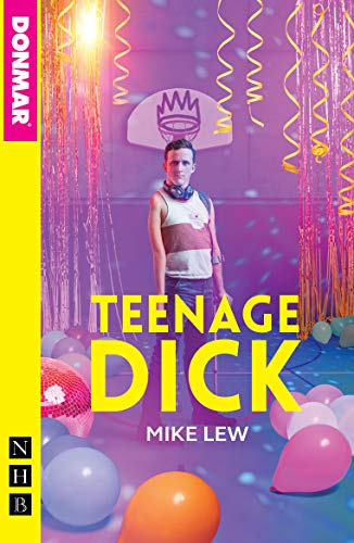 Play cover: man in sportswear amidst colorful streamers and balloons.