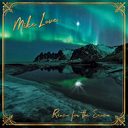 CD cover for Mike Love’s “Reason For The Season” with winter landscape.