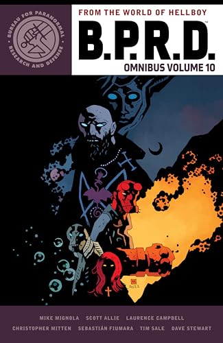 B.P.R.D. Omnibus Volume 10 cover: illustrated figures in dark, dramatic scene.