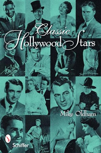 Collage of black and white portraits of glamorous classic Hollywood actors and actresses.