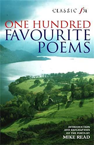 Book cover: "Classic FM 100 Favourite Poems" with a landscape scene.