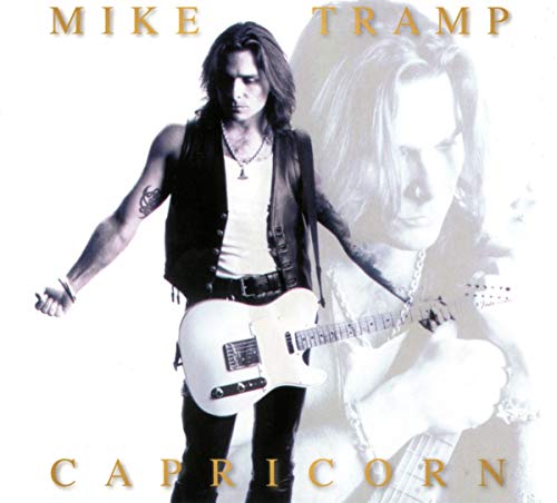 CD cover for Mike Tramp’s “Capricorn” featuring the artist with a guitar.