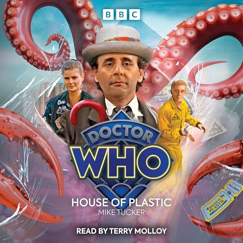 Doctor Who audio cover featuring the Seventh Doctor, octopus tentacles, and Ace.