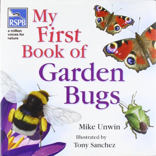 Book cover with butterflies, a bee, and a grasshopper on a purple background.