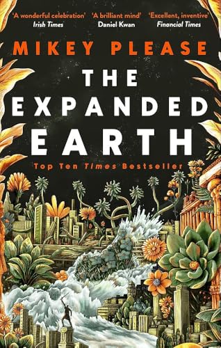 Book cover: “The Expanded Earth” with a cityscape overtaken by nature.
