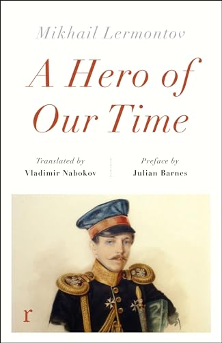 Book cover: “A Hero of Our Time” with portrait of a man in uniform.