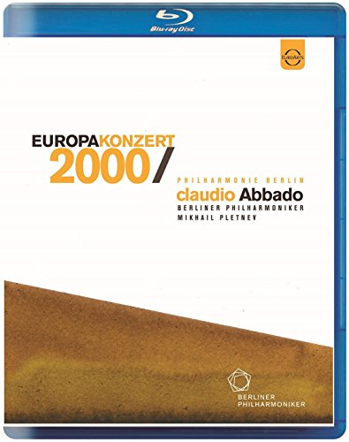 Blu-ray cover for Europa Konzert 2000 featuring Claudio Abbado and the Berliner Philharmoniker.