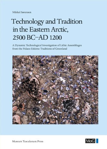 Book cover: "Technology and Tradition" with image of stone tools and flakes.
