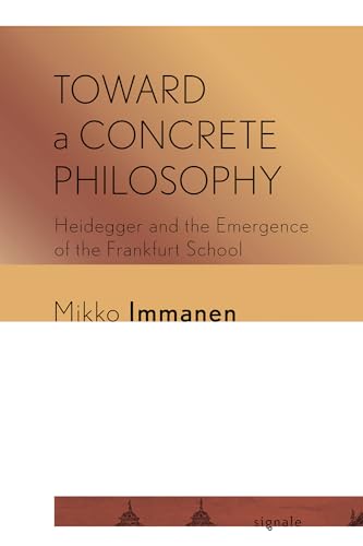 Book cover: "Toward a Concrete Philosophy" by Mikko Immanen, beige and brown tones.