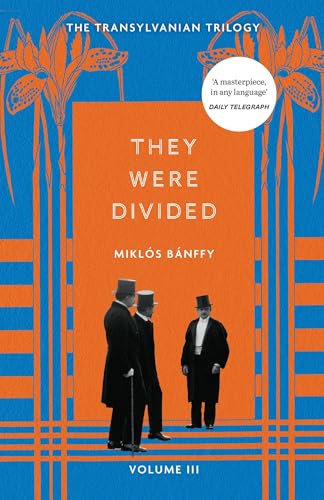 Book cover featuring three men in top hats against an orange and blue background.