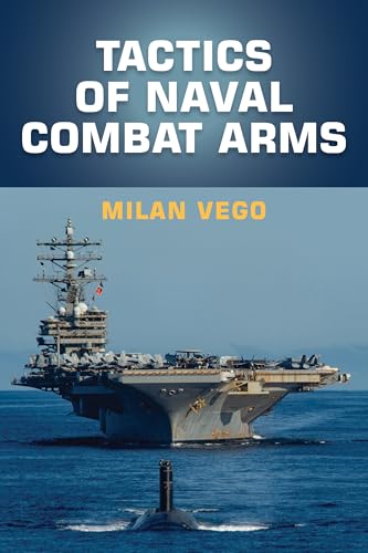 Book cover: Aircraft carrier and submarine on a blue background.