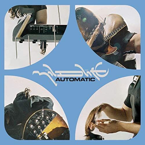 CD cover with four images of musicians playing instruments.