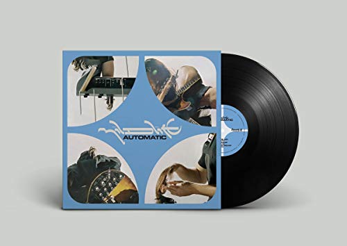 Mildlife "Automatic" vinyl record with blue cover and hands imagery.