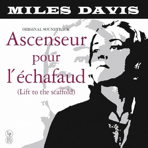 Miles Davis album cover, "Ascenseur pour L'Échafaud," with a woman’s face.