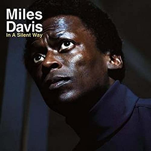 Close-up portrait of Miles Davis for the album "In A Silent Way".