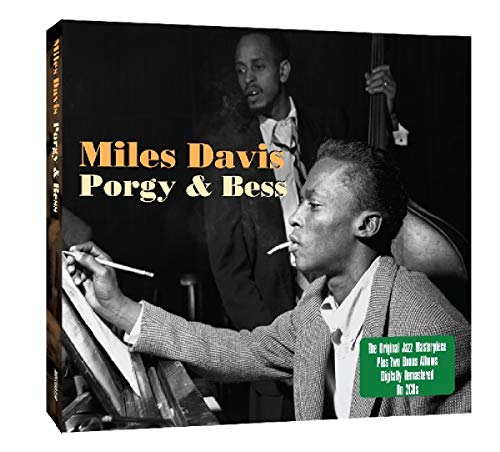 CD cover for Miles Davis’ “Porgy & Bess” featuring musicians in profile.
