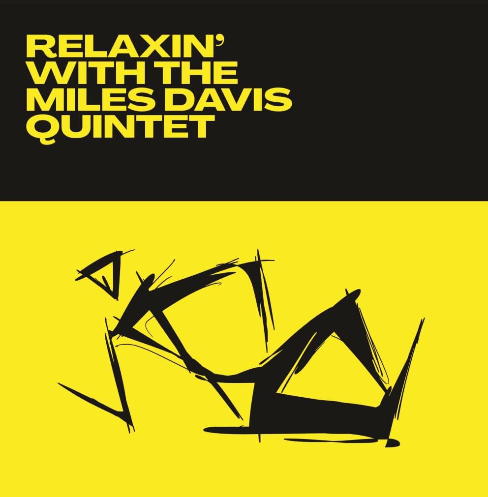 Yellow album cover for Miles Davis’ “Relaxin’ With The Miles Davis Quintet.”