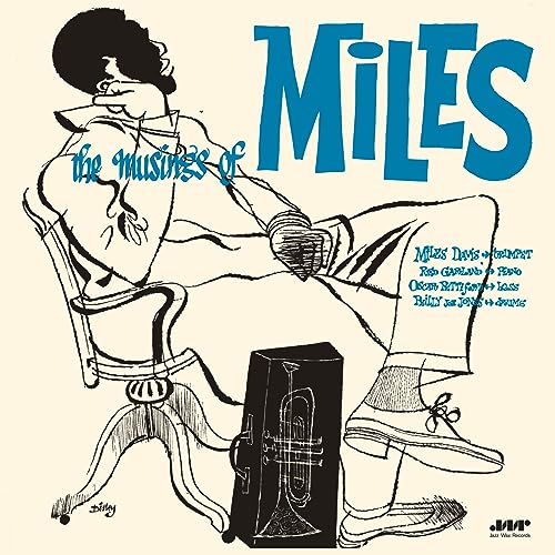 Album cover for Miles Davis’ “The Musings of Miles” with sketched illustration.
