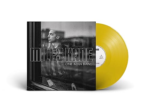 Miles Kane "One Man Band" vinyl record with yellow disc and cover art.