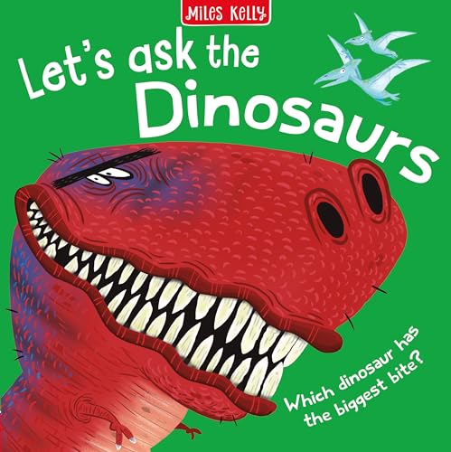 Book cover with a red Tyrannosaurus Rex and two Pterodactyls.