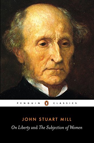 Book cover: portrait of John Stuart Mill, Penguin Classics edition.