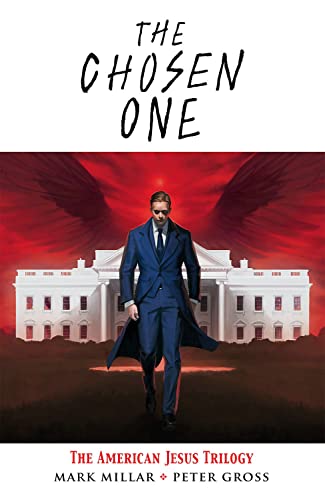 Book cover: man in suit with wings, White House backdrop.