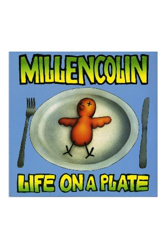 Album cover for Millencolin’s “Life on a Plate” featuring a bird on a plate.