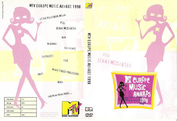DVD cover for “Millennium Actress” featuring stylized pink figures and text.