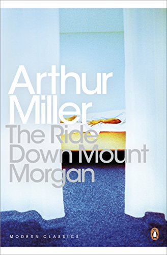Book cover for Arthur Miller's The Ride Down Mount Morgan showing a hospital bed.