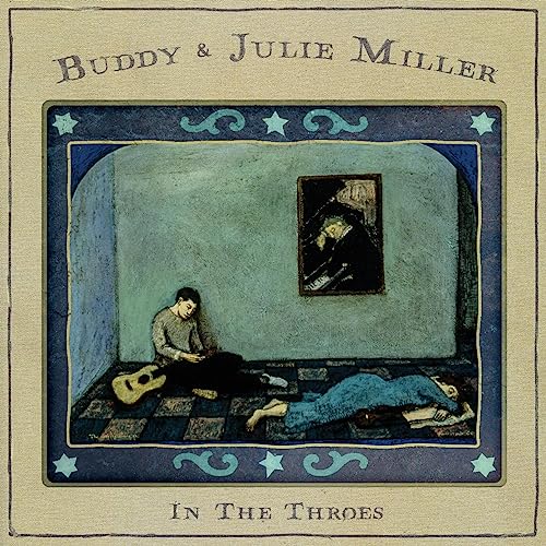 Album cover featuring a painting of a man with a guitar and a person.