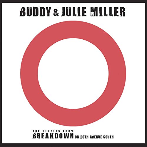 Album cover with Buddy and Julie Miller text and a large red circle.