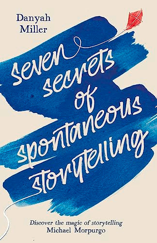 Book cover with blue brushstrokes and white handwritten-style text.