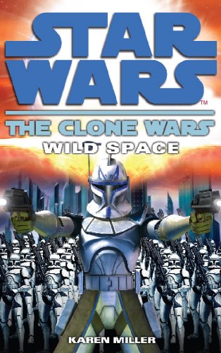 Book cover featuring a clone trooper in front of an army against a cityscape.