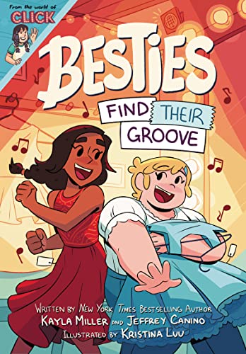 Two girls dancing in a clothing store on the cover of a graphic novel.
