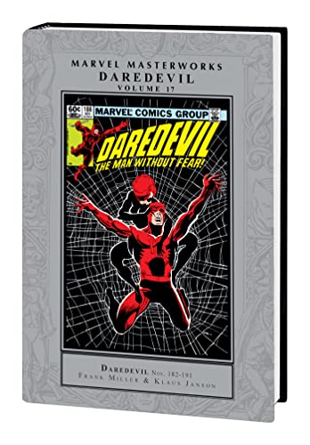 Marvel Masterworks: Daredevil Vol. 17 book cover with Daredevil in red suit.