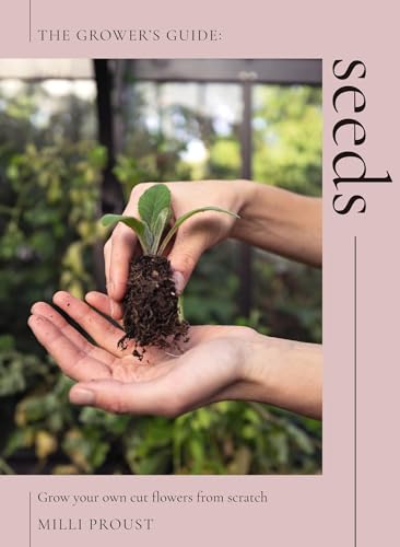 Book cover with hands holding a seedling, text reads "seeds".