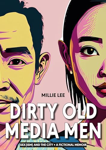 Book cover with illustrated faces of a man and woman, bold title text.
