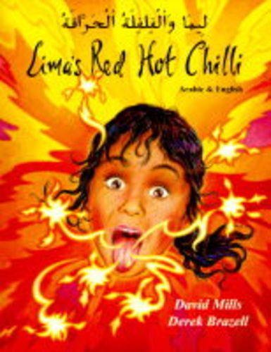 Book cover: girl with surprised expression, chilli sparks, bilingual title.