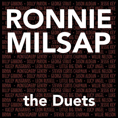 CD cover for Ronnie Milsap’s “The Duets” featuring artist names.