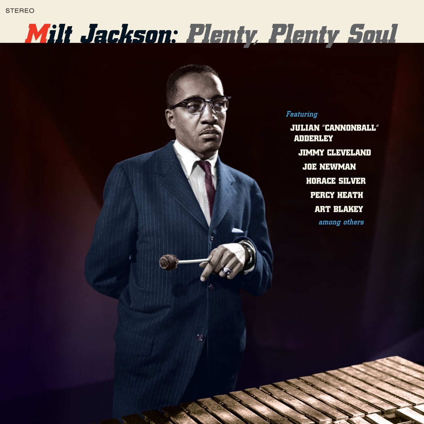 Album cover for Milt Jackson’s “Plenty, Plenty Soul” featuring Julian “Cannonball” Adderley.