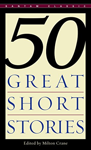 Book cover: "50 Great Short Stories" with large black numerals.